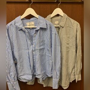 Striped Collared Shirt Bundle